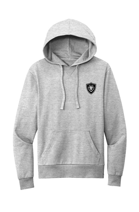 Lion Society Organic French Terry Pullover Hoodie - Granite Grey - Seth Society