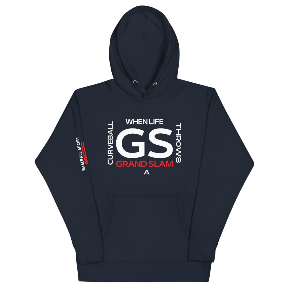 When Life Throws A Curve Ball Black Hoodie - Seth Society