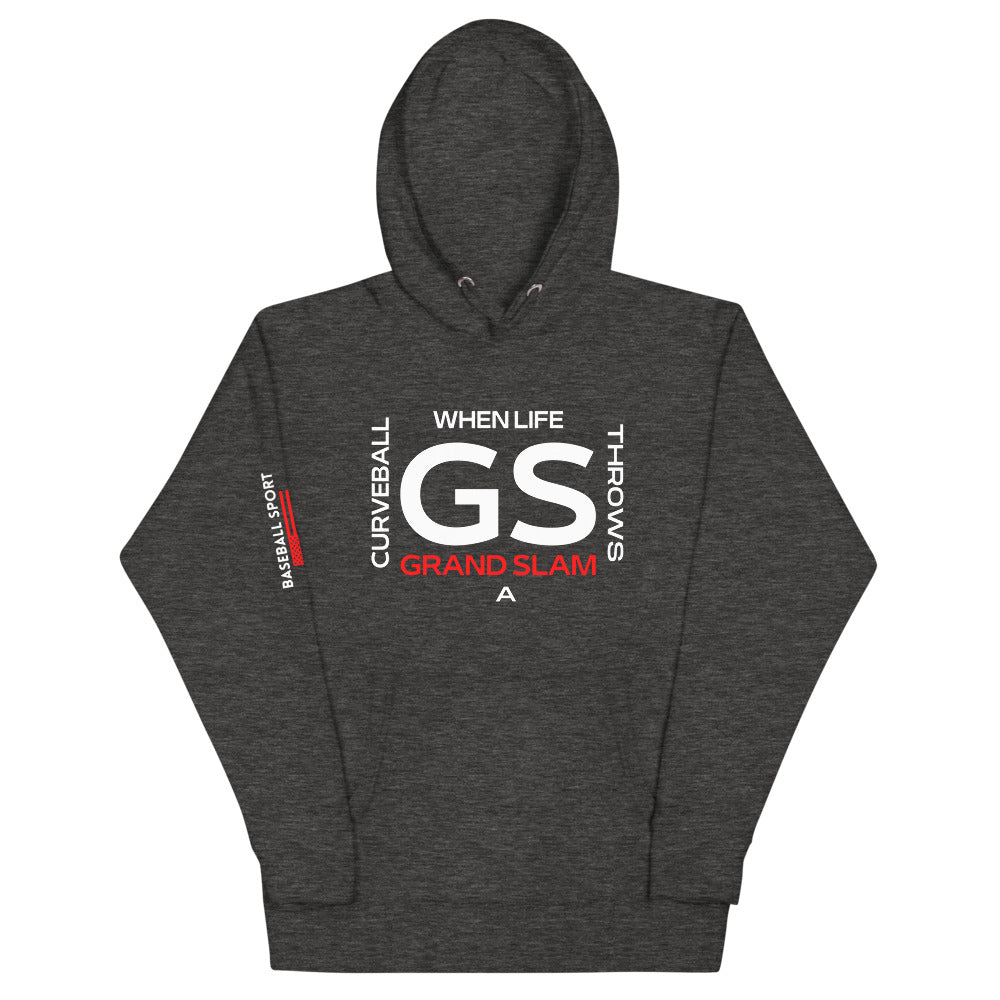 When Life Throws A Curve Ball Black Hoodie - Seth Society