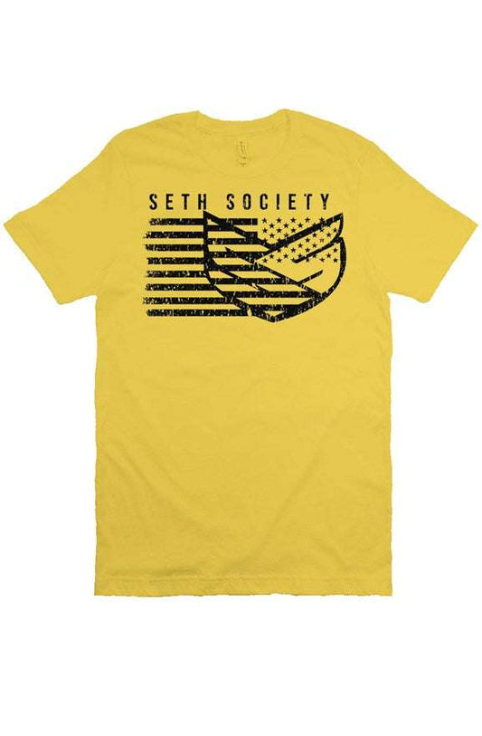 Black & Yellow Seth Society T Shirt - Seth Society