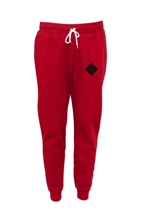 Seth Society Red Unisex Joggers Black Logo - Seth Society