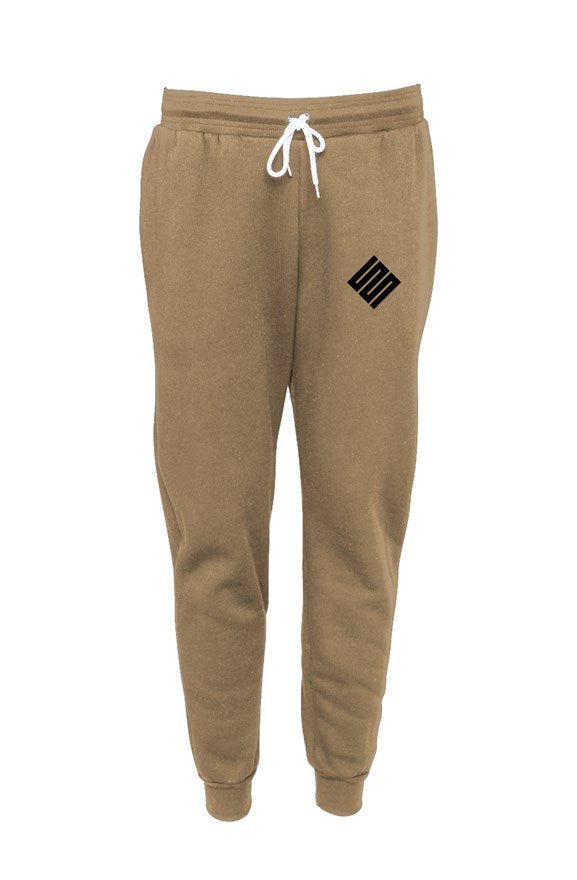 Seth Society Tan Unisex Joggers Black Logo - Seth Society