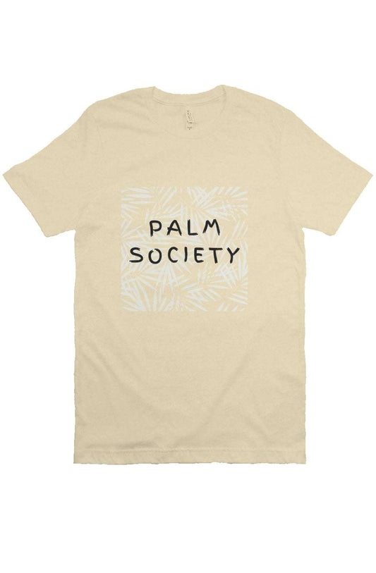 Soft Cream Palm Society T-shirt - Seth Society