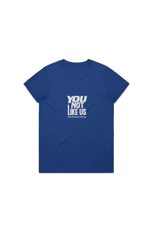 You Not Like Us Blue T-Shirt - Seth Society